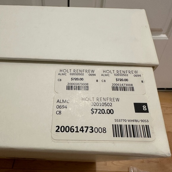 Alexander McQueen Oversized Shoes - white and bronze - Picture 9 of 9